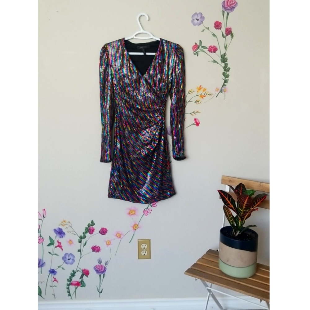 BCBG sparkly mini dress, xxs